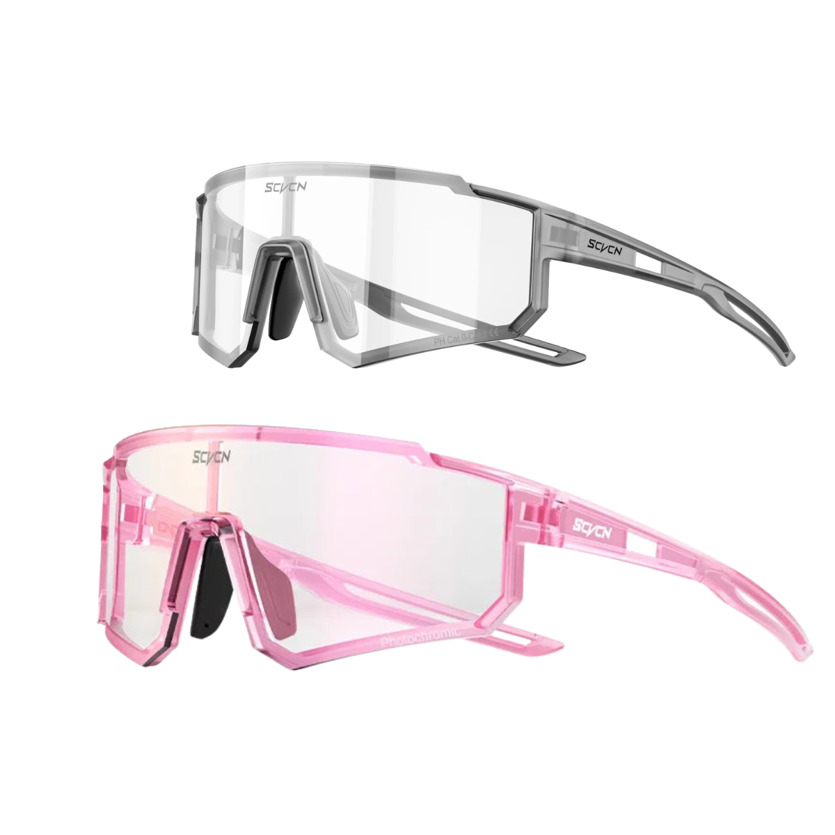 Kit 2 Blaze - Óculos de Sol Esportivo Fotocromático SCVCN
