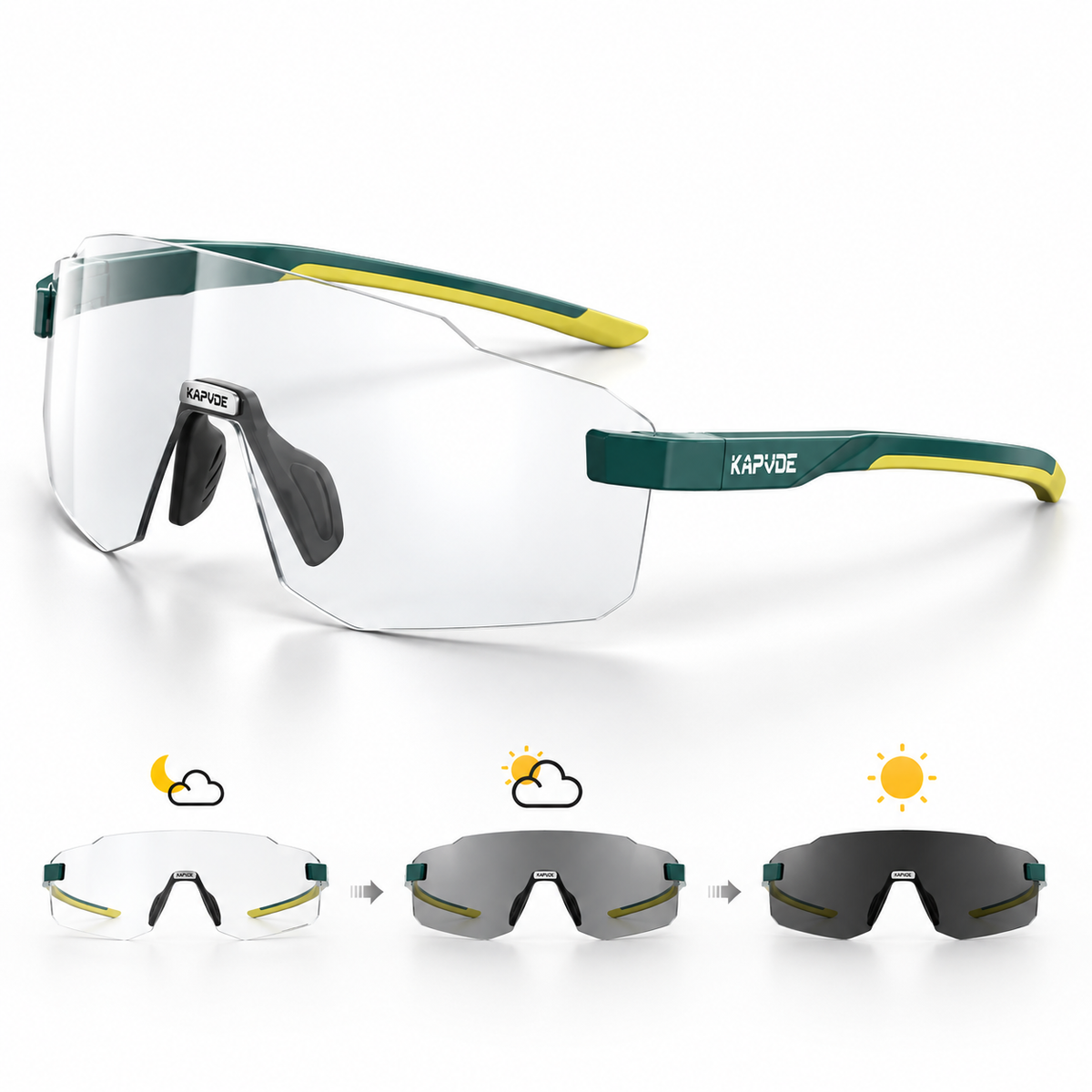 Drift - Óculos Esportivo Fotocromático UV400 KAPVOE