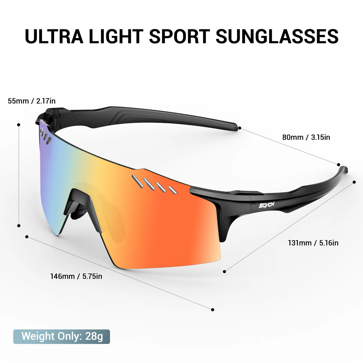 Stride – Óculos de Sol para Corrida Ciclismo e Beach Tennis