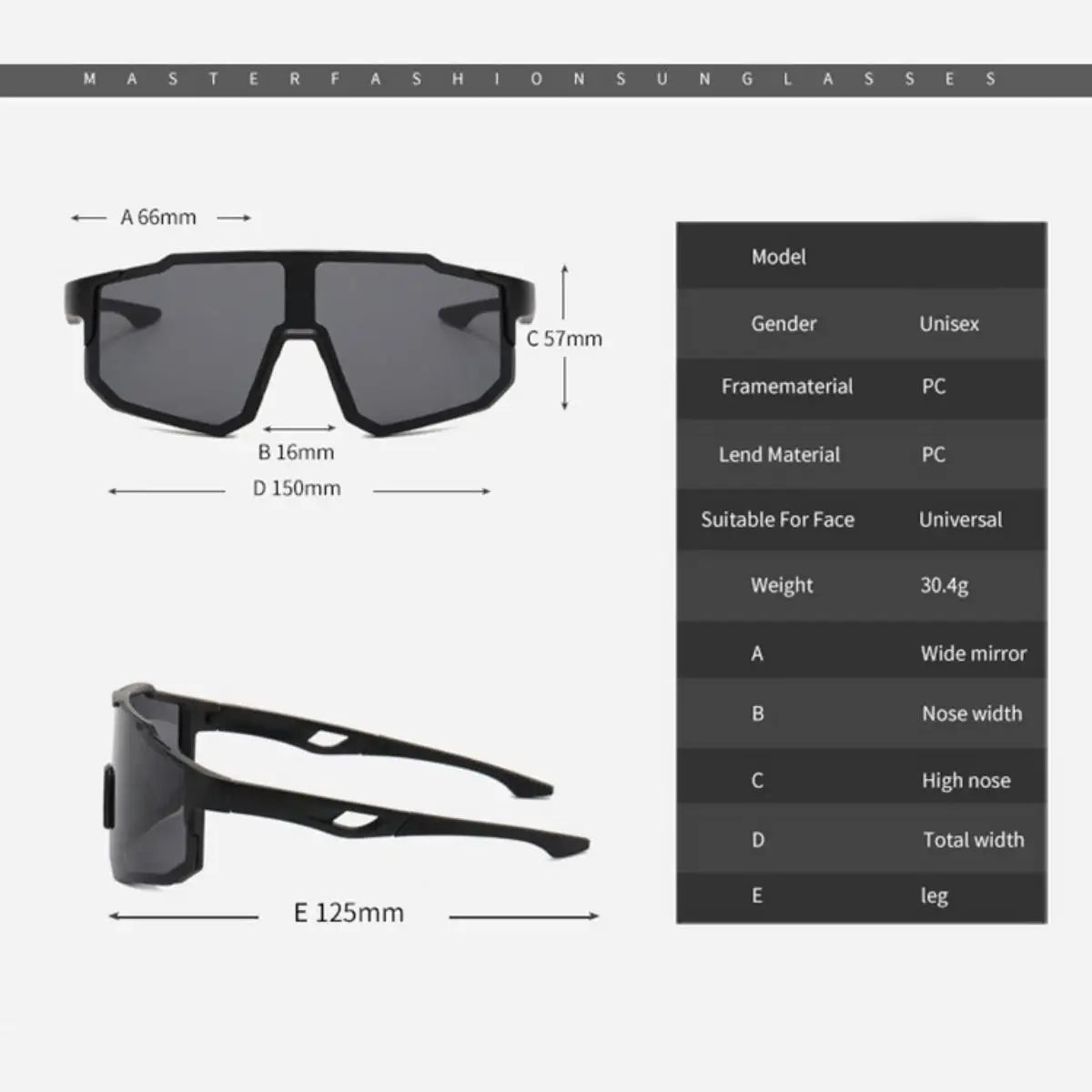 Blade – Óculos de Sol para Corrida Ciclismo e Beach Tennis